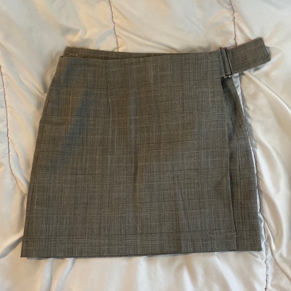 Express juniors plaid wrap miniskirt Business